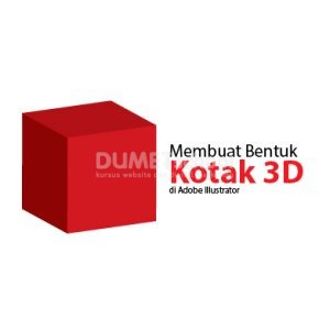 Membuat bentuk Kotak 3D di Adobe Illustrator