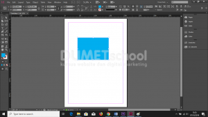 Membuat Objek Jajar Genjang Menggunakan Rectangel Tool di Adobe Indesign