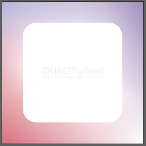 Membuat Objek dengan Menggunakan Rounded Rectangle Tool
