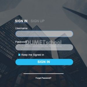 Membuar Form Login pada Website di Adobe Photoshop