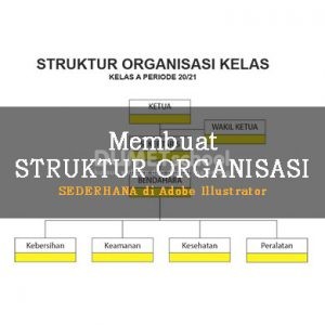 Membuat Struktur Organisasi Sederhana di Adobe Illustrator