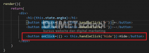 Cara membuat condition rendering pada reactjs