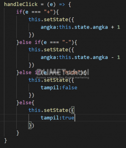 Cara membuat condition rendering pada reactjs
