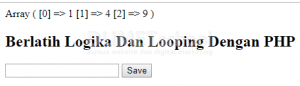 Berlatih Logika Dan Looping Dengan PHP