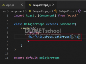 Mengenal Props Pada Reactjs
