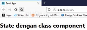 State Class Component Atau Usestate Funtion Component