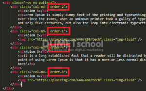 Tips Tentang Order Kolom dan No Gutters Pada Bootstrap