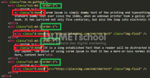 Tips Tentang Order Kolom dan No Gutters Pada Bootstrap