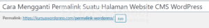 permalink wordpress