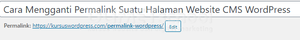 permalink wordpress