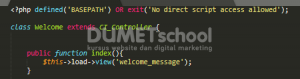 Cara Custom Router Pada Codeigniter