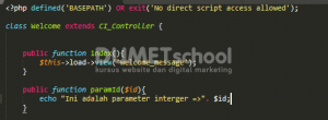 Cara Custom Router Pada Codeigniter