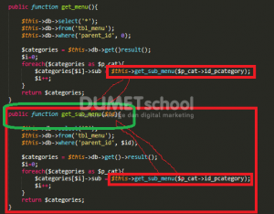 Cara Membuat Fungi Menu Dinamis Dengan Codeigniter