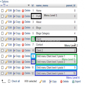 Cara Membuat Fungsi Menu Dinamis Dengan Codeigniter