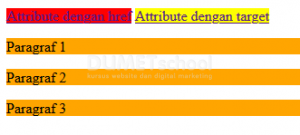 Cara Menggunakan Attribute Pada CSS3