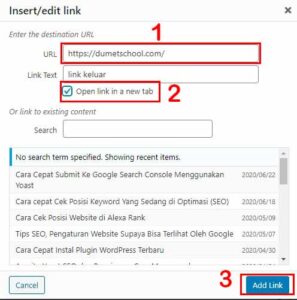 apa itu external internal linking