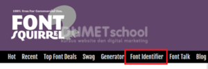 Cara Mengetahui Nama Jenis Font
