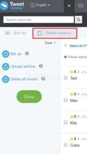 Cara Menghapus Semua Tweet di Twitter