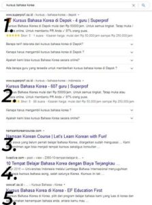 perbedaan seo dan serp