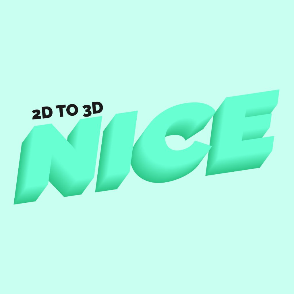 Mengubah Text 2D Menjadi 3D di Illustrator