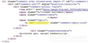 backlink dofollow nofollow
