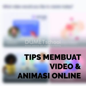 Tips Membuat Video & Animasi Online