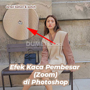 efek kaca pembesar photoshop
