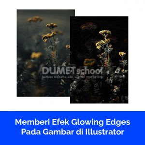 Memberi Efek Glowing Edges Pada Gambar di Illustrator