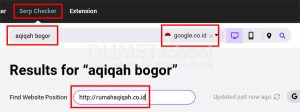 melihat peringkat website