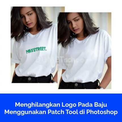 Menghilangkan Logo Pada Baju Menggunakan Patch Tool di Photoshop