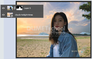 cara mengubah langit photoshop
