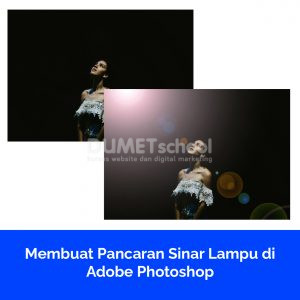 Membuat Pancaran Sinar Lampu di Adobe Photoshop
