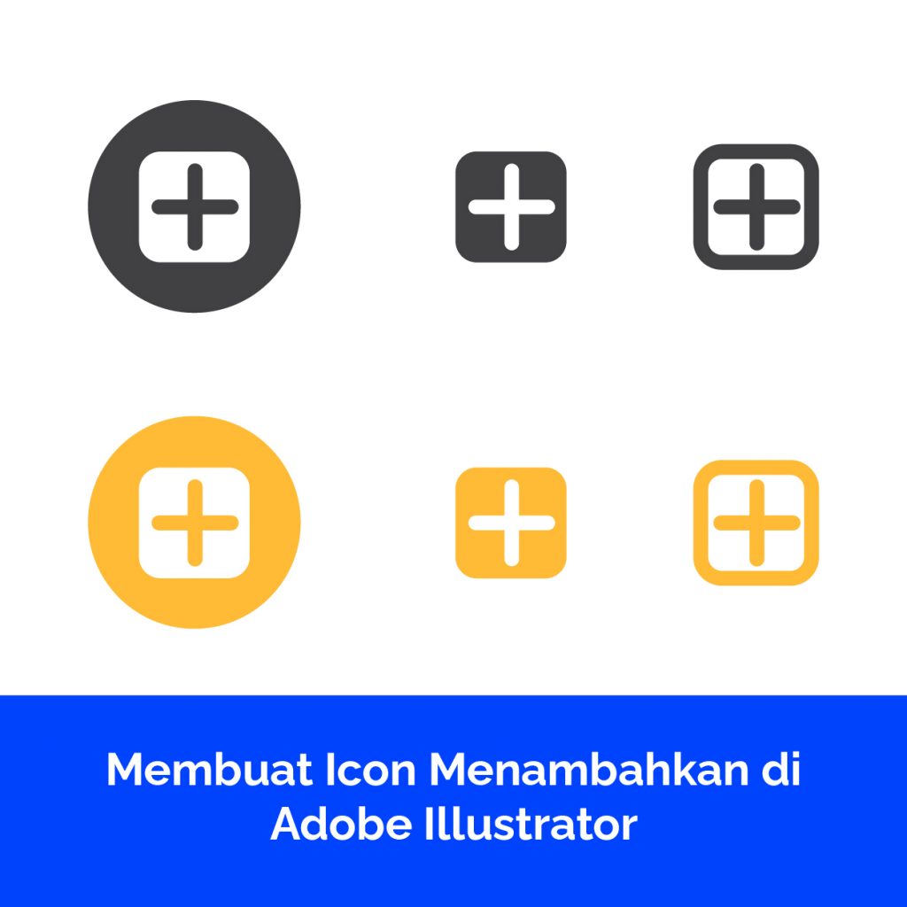 Membuat Icon Menambahkan di Adobe Illustrator