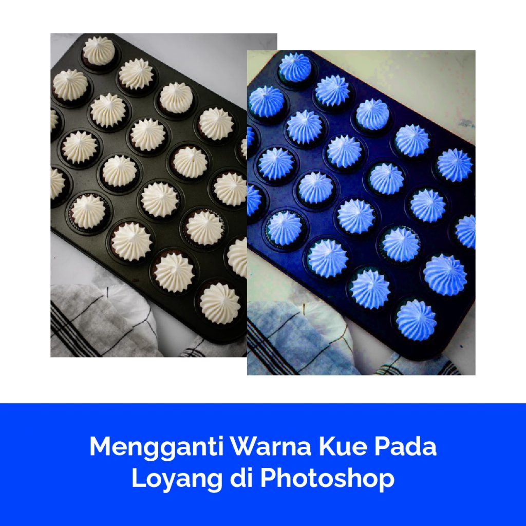 Mengganti Warna Kue Pada Loyang di Photoshop