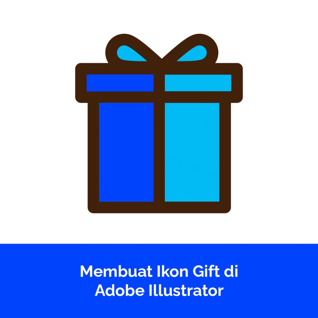 Membuat Ikon Gift di Adobe Illustrator
