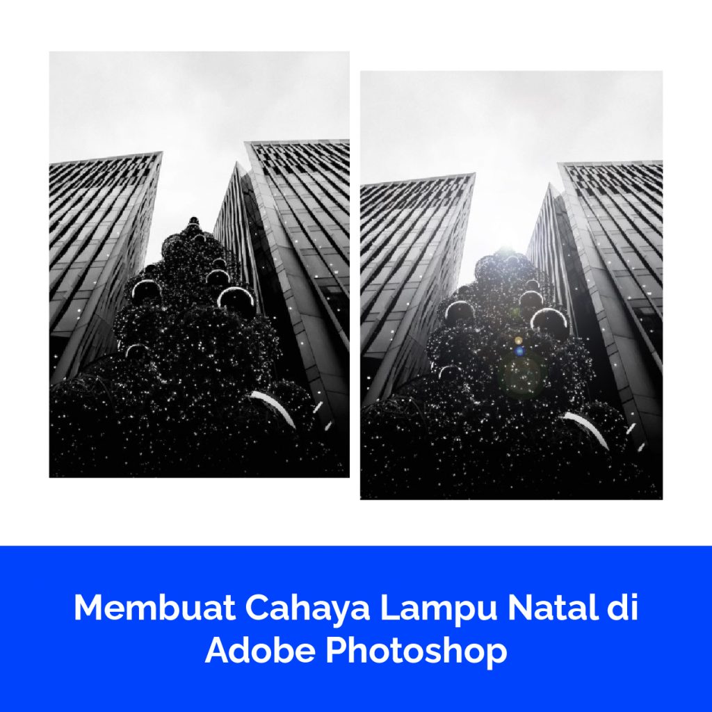 Membuat Cahaya Lampu Natal di Adobe Photoshop