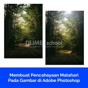 Membuat Pencahayaan Matahari Pada Gambar di Adobe Photoshop