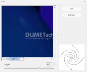 Memberi Efek Twirl Pada Gambar di Adobe Photoshop