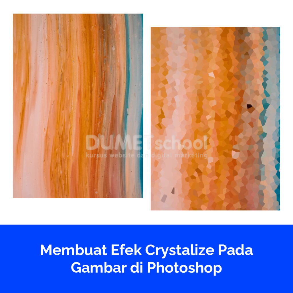 Membuat Efek Crystalize Pada Gambar di Photoshop
