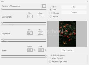 Membuat Efek Wave Amplitude Pada Gambar di Adobe Photoshop