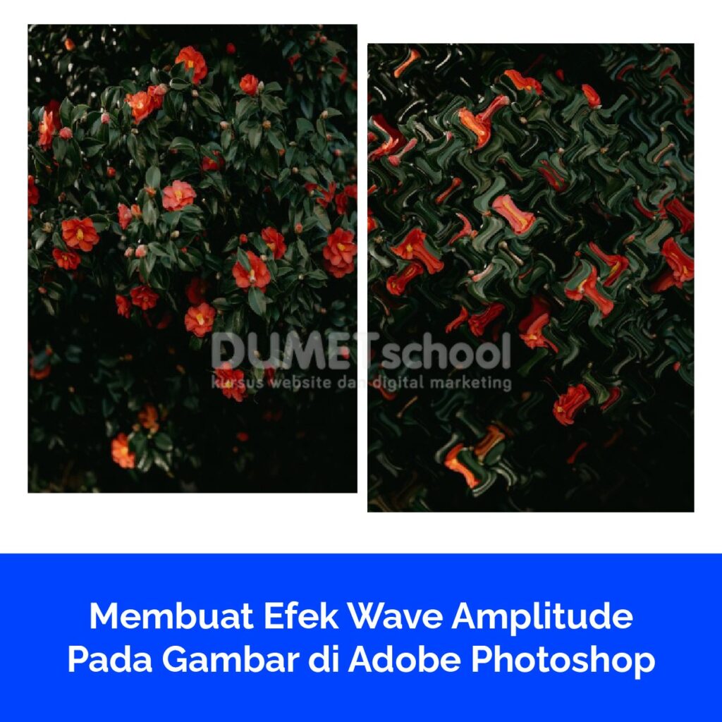 Membuat Efek Wave Amplitude Pada Gambar di Adobe Photoshop
