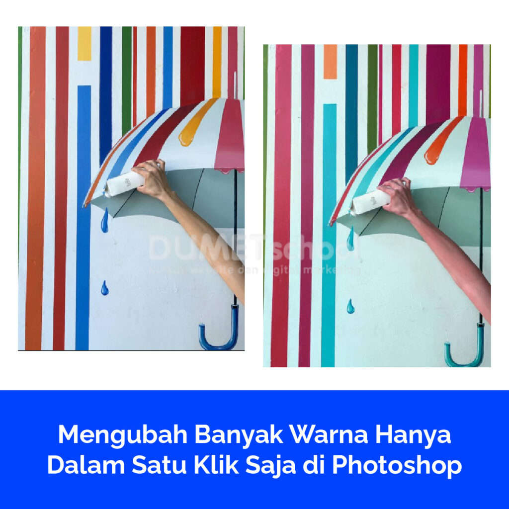 Mengubah Banyak Warna Hanya Dalam Satu Klik Saja di Photoshop