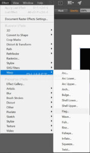 Memberi Efek Warp Pada Gambar di Adobe Illustrator