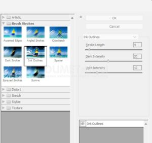 Memberikan Efek Ink Outlines Pada Gambar di Adobe Illustrator