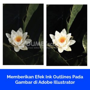 Memberikan Efek Ink Outlines Pada Gambar di Adobe Illustrator