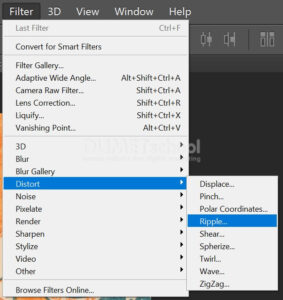 Membuat Efek Noise dengan Ripple di Adobe Photoshop
