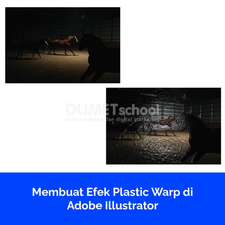 Membuat Efek Plastic Warp di Adobe Illustrator