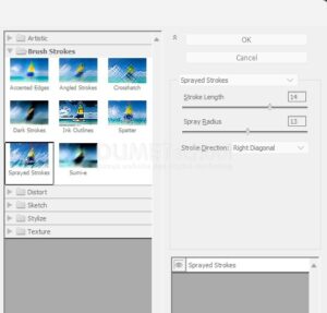 Membuat Efek Sprayed Strokes Pada Gambar di Adobe Illustrator