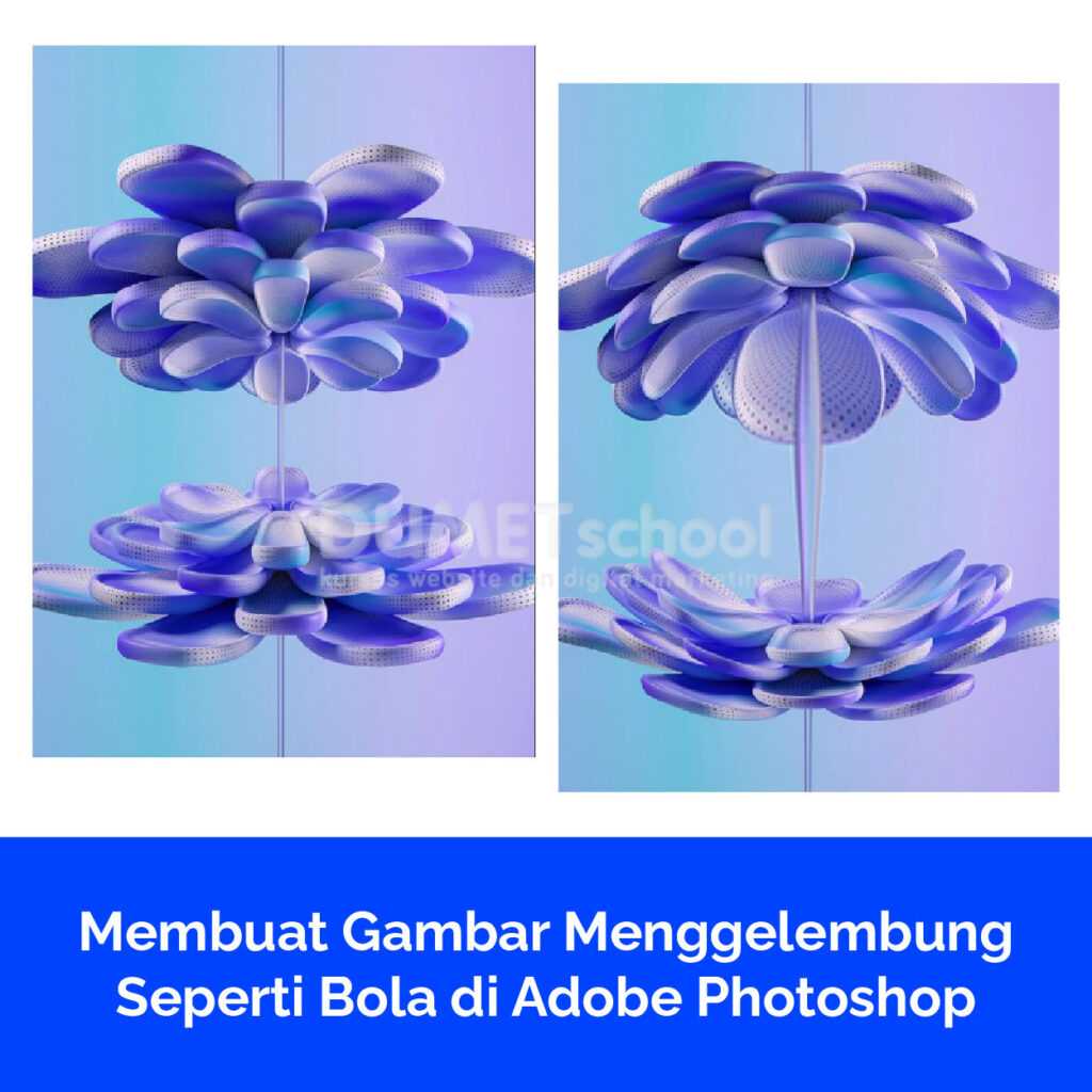 Membuat Gambar Menggelembung Seperti Bola di Adobe Photoshop
