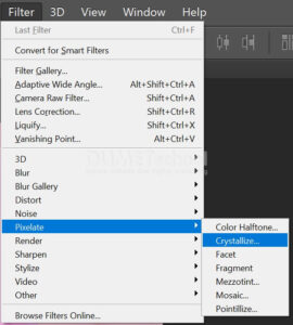 Memberi Efek Crystalize Pada Gambar di Adobe Photoshop